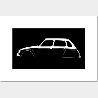 Citroen Dyane Silhouette Posters and Art